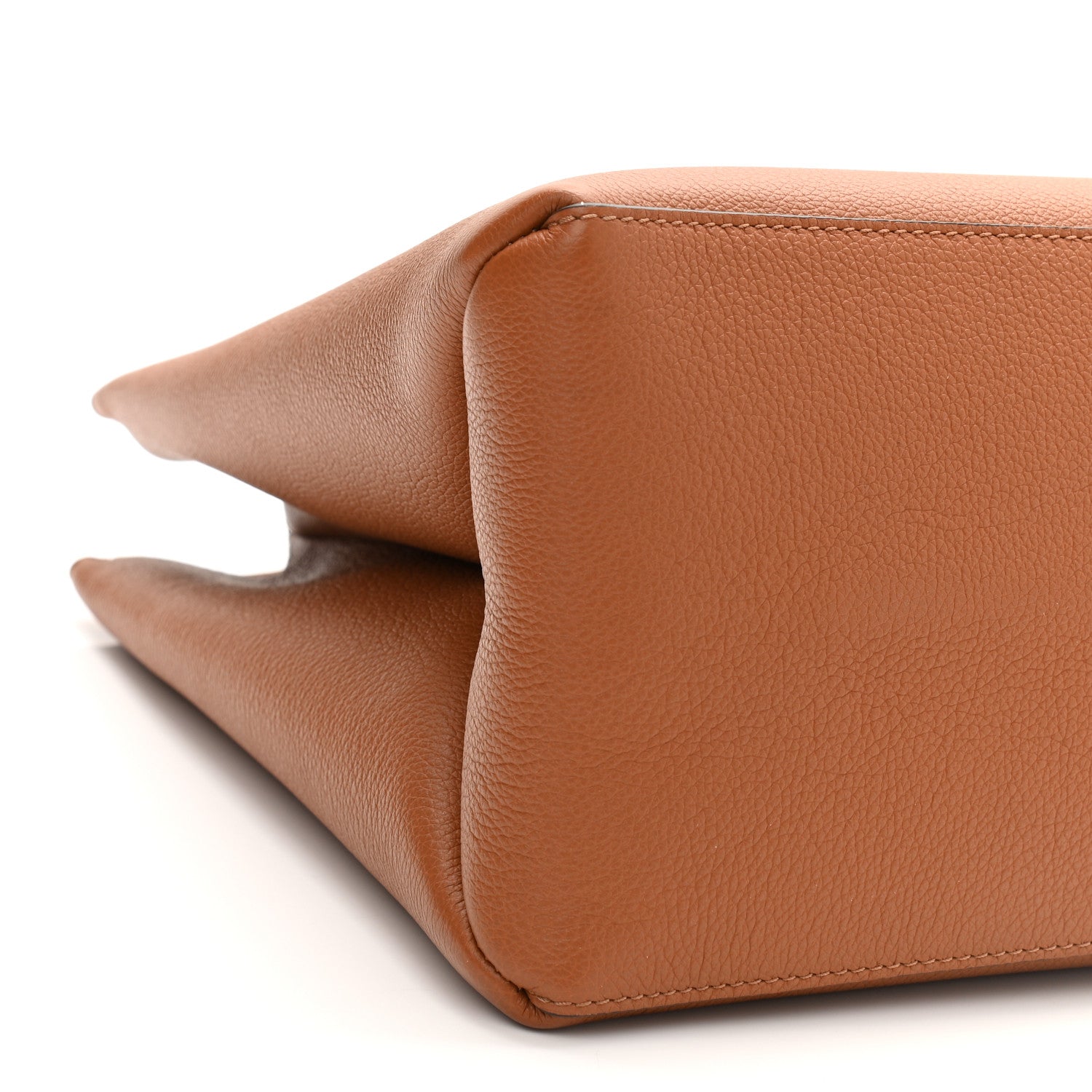 Louis Vuitton Grained Calfskin Lockme Shopper Chataigne 8 of 10