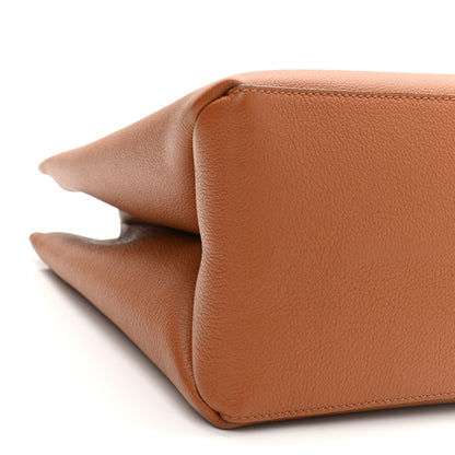 Louis Vuitton Grained Calfskin Lockme Shopper Chataigne 8 of 10