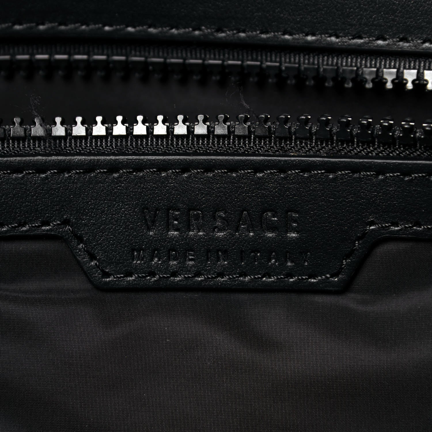 Versace Nylon Tribute Print Convertible Tote Grey 7 of 13