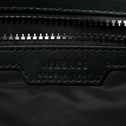 Versace Nylon Tribute Print Convertible Tote Grey 7 of 13