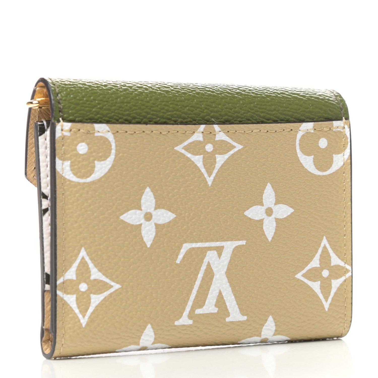 Louis Vuitton Monogram Giant Zoe Wallet Kaki 3 of 6