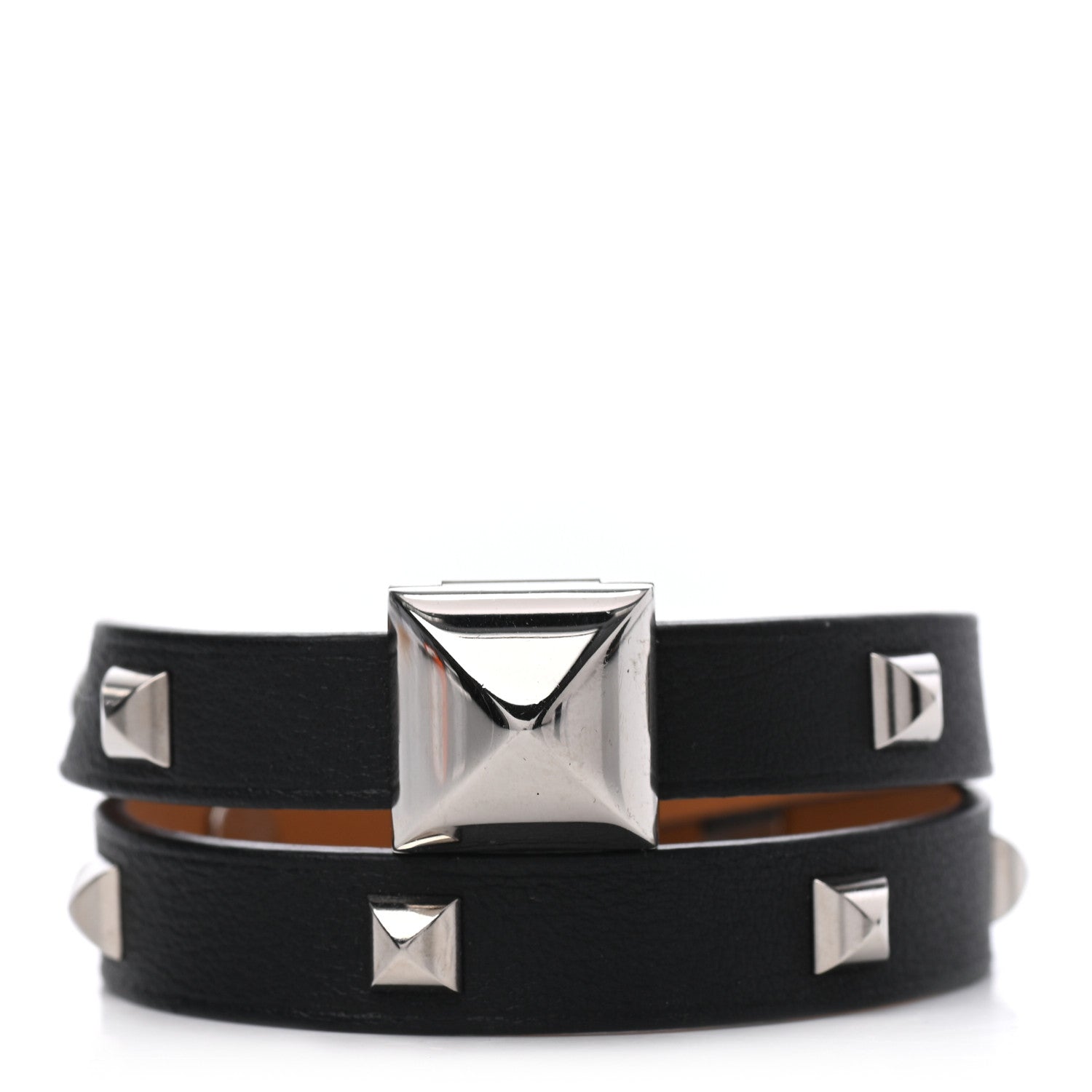 Hermes Swift Medor Infini Cloute Double Tour Bracelet T2 Black 1 of 3