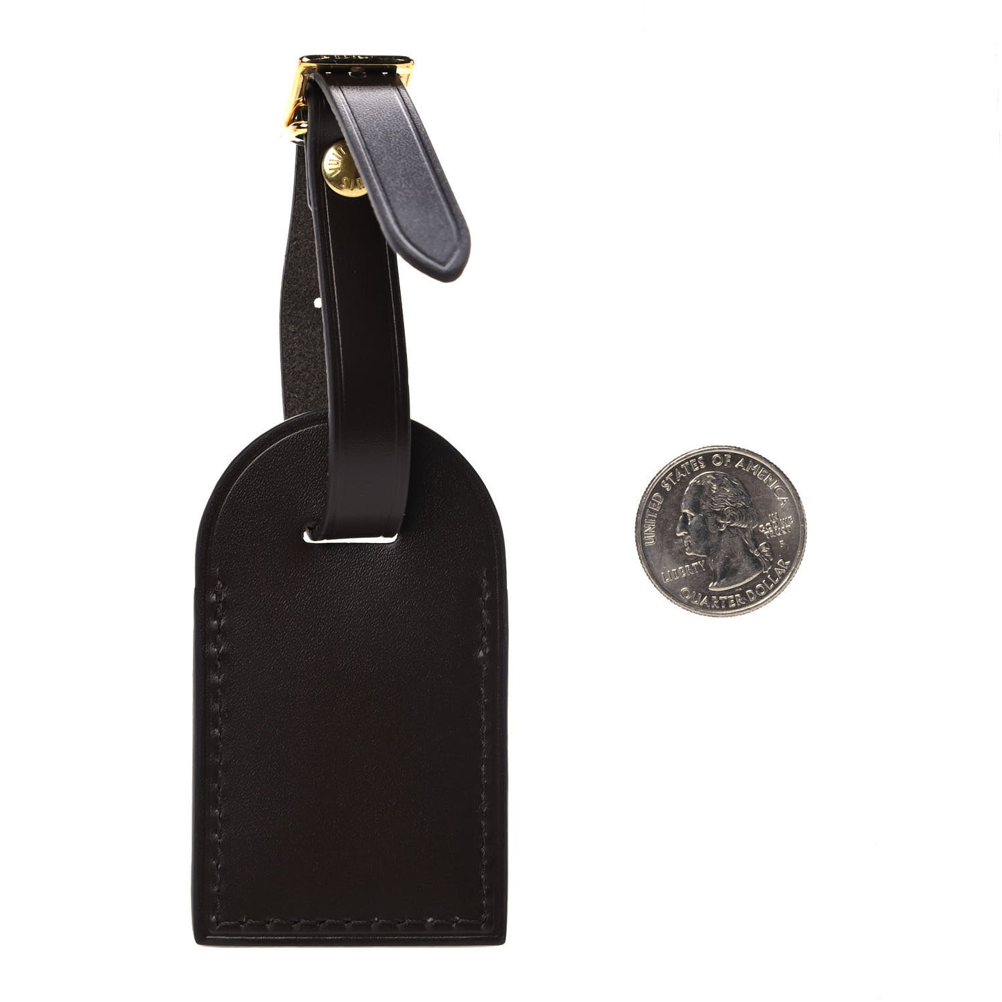 Calfskin Luggage Tag Ebene