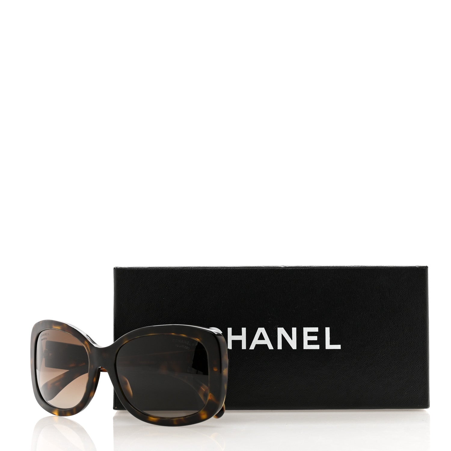 Chanel Acetate Polarized CC Sunglasses 5322 Marron Fonce 7 of 7