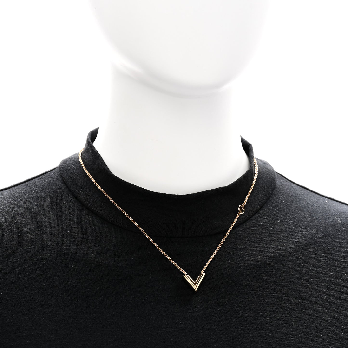 Essential V Necklace Gold