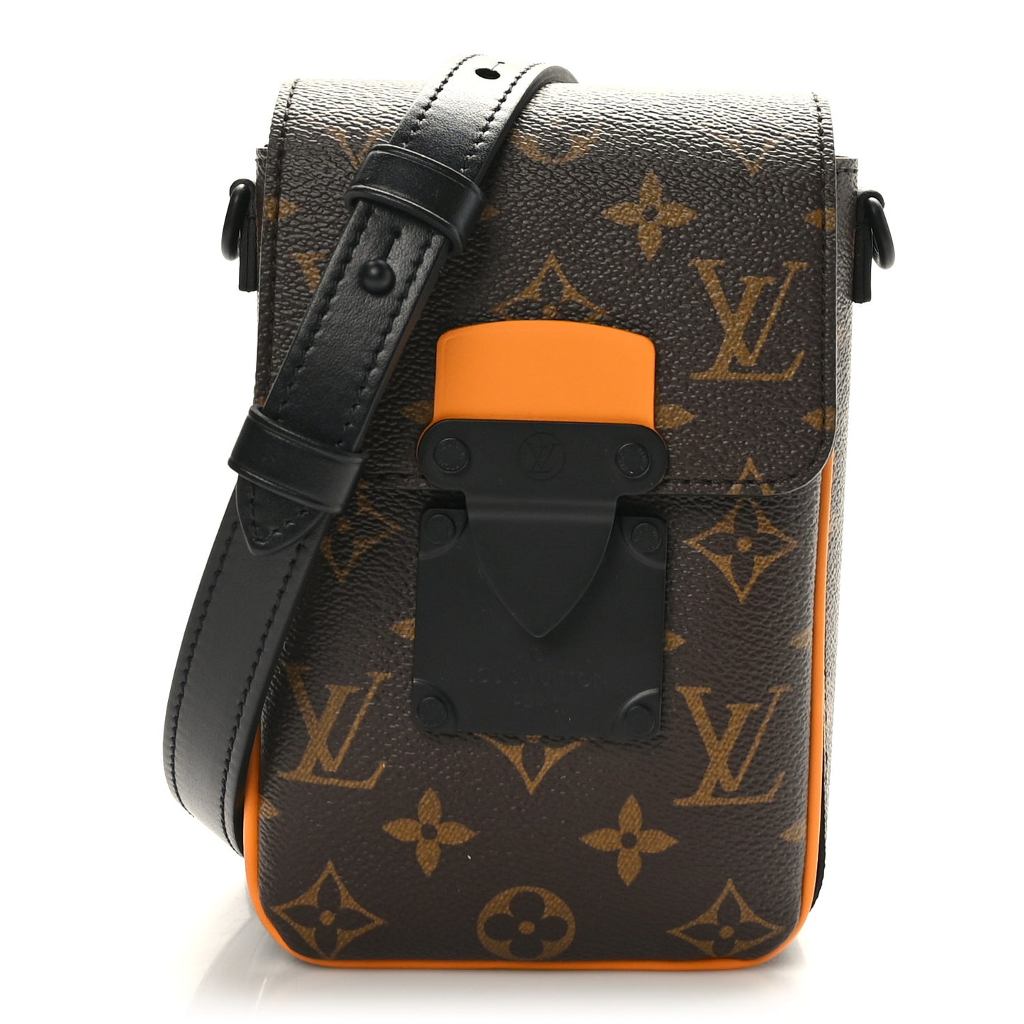 Monogram S Lock Vertical Wearable Wallet Radiant Sun