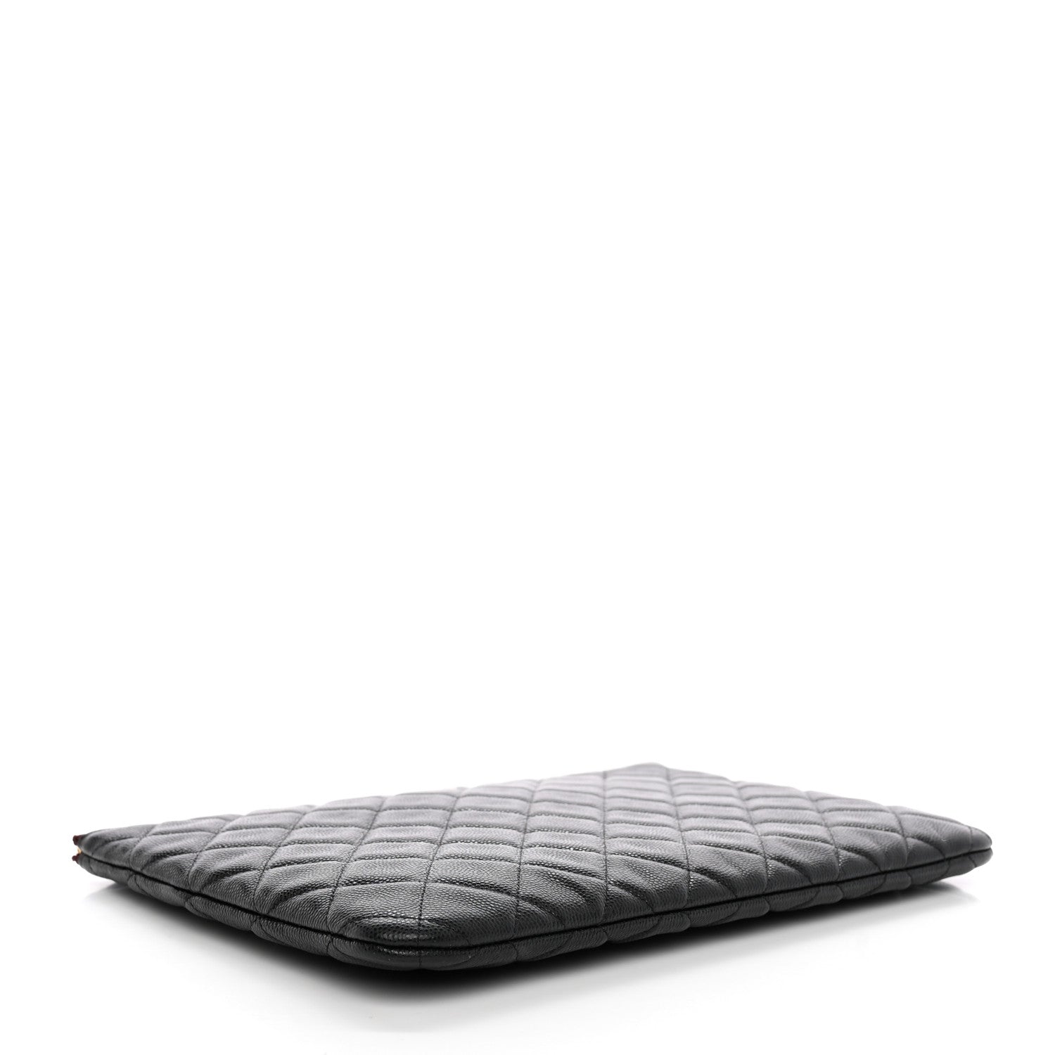 Chanel Caviar Quilted Medium Cosmetic Case Black 4 of 8