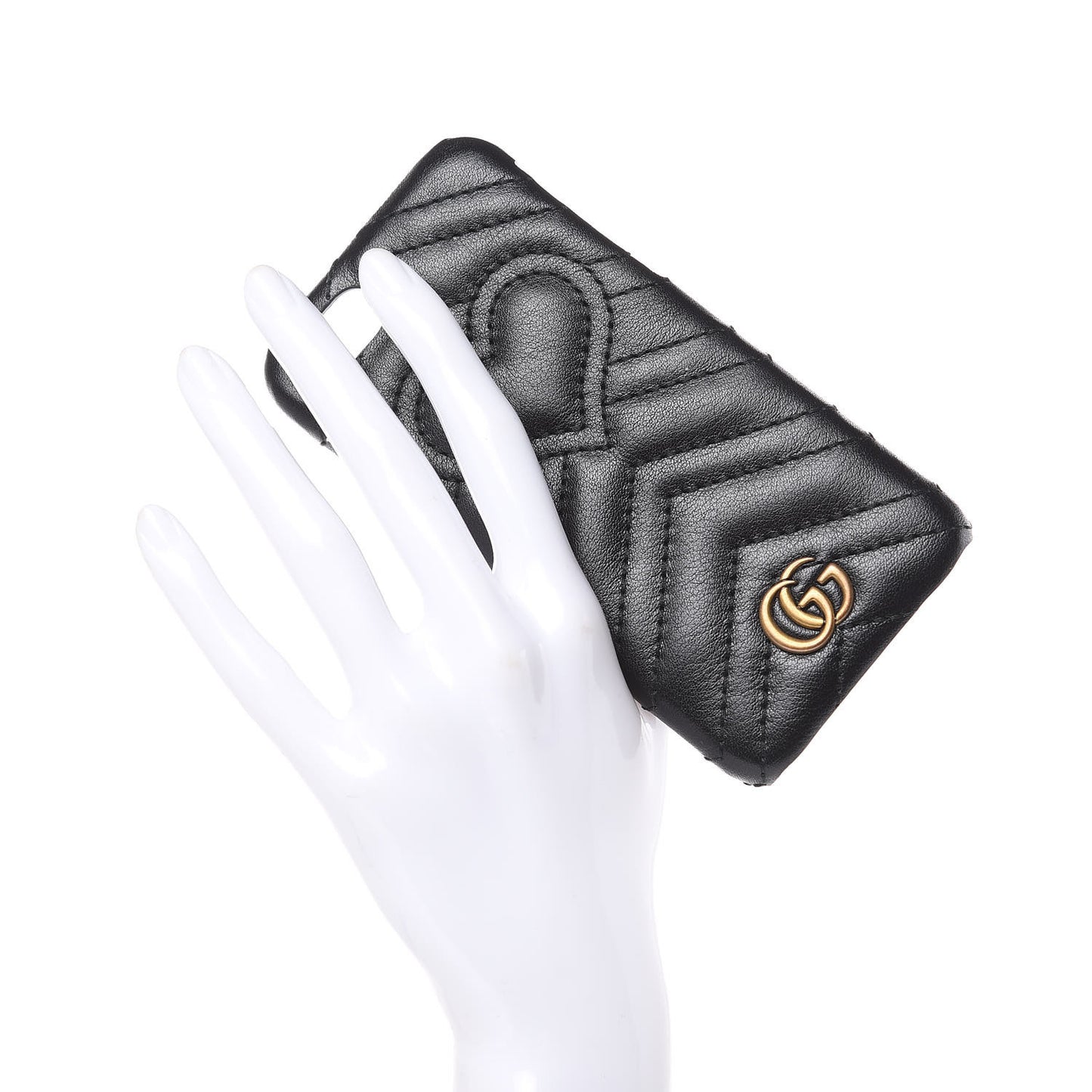 Calfskin Matelasse Marmont iPhone 7 Case Black