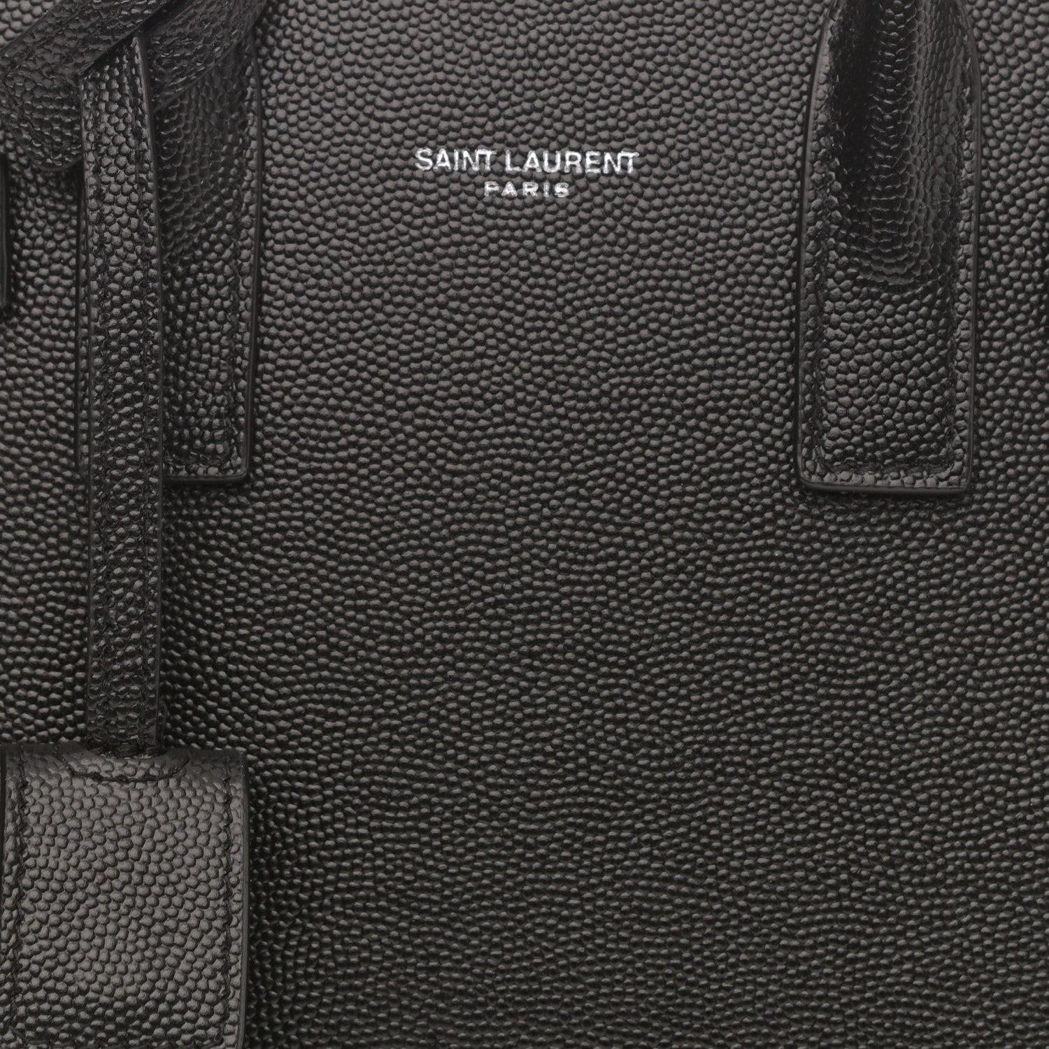 Saint Laurent Grained Calfskin Nano Sac De Jour Black 8 of 9