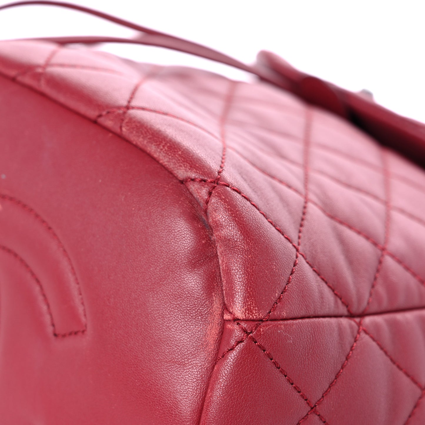 Lambskin Quilted Daily Supple Backpack Fuchsia