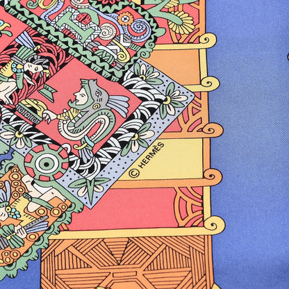 Hermes Silk Astres et Soleils Scarf 90 3 of 6