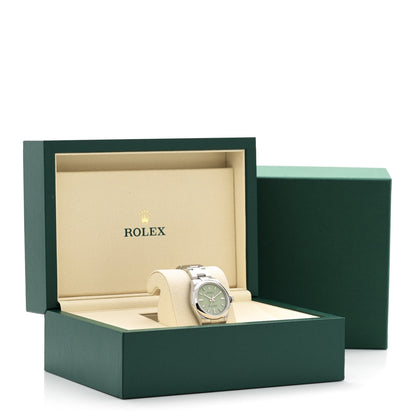 Rolex Stainless Steel 31mm Oyster Perpetual Watch Pistachio 277200 5 of 5