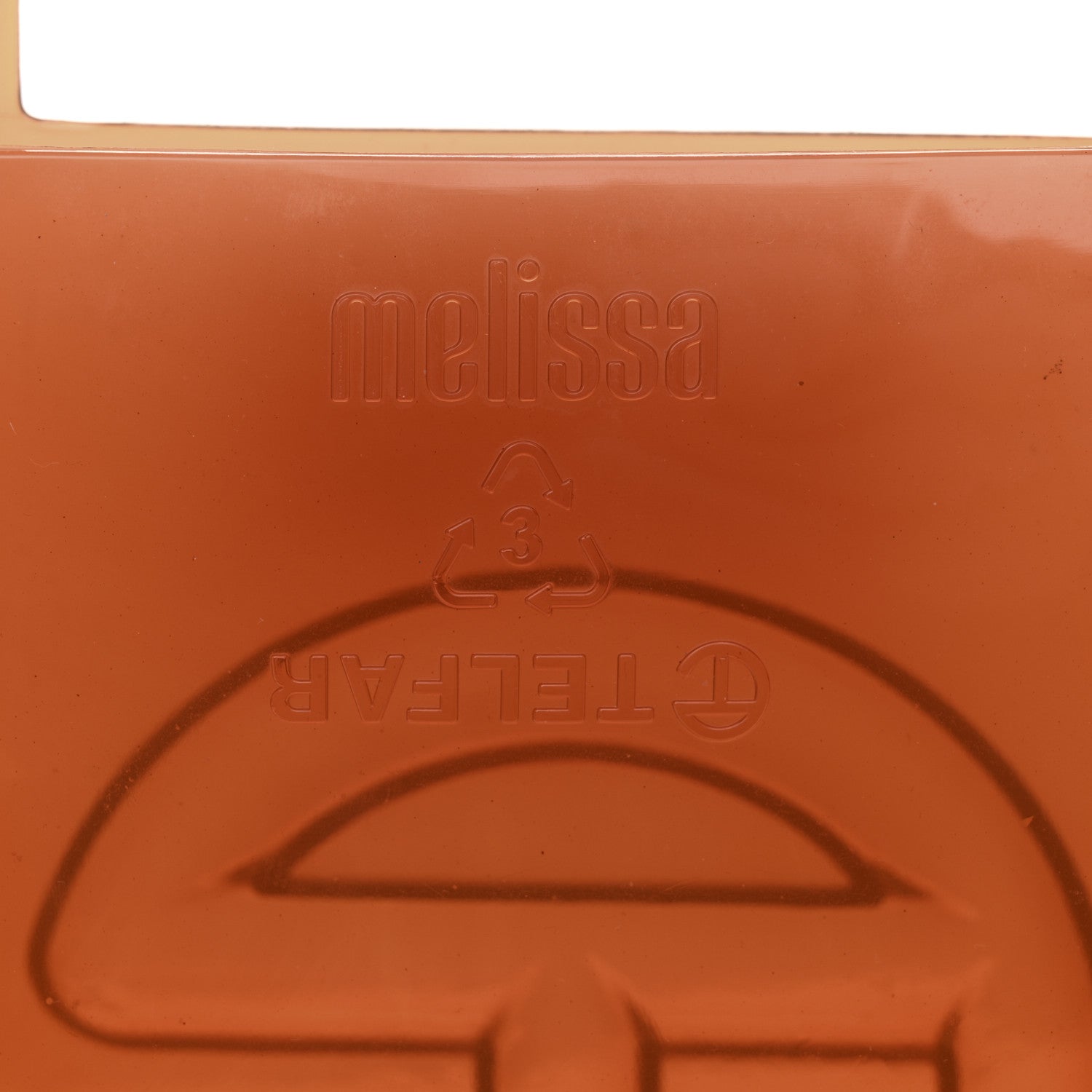 Telfar x MELISSA Jelly Medium Shopping Bag Clear Brown 6 of 11