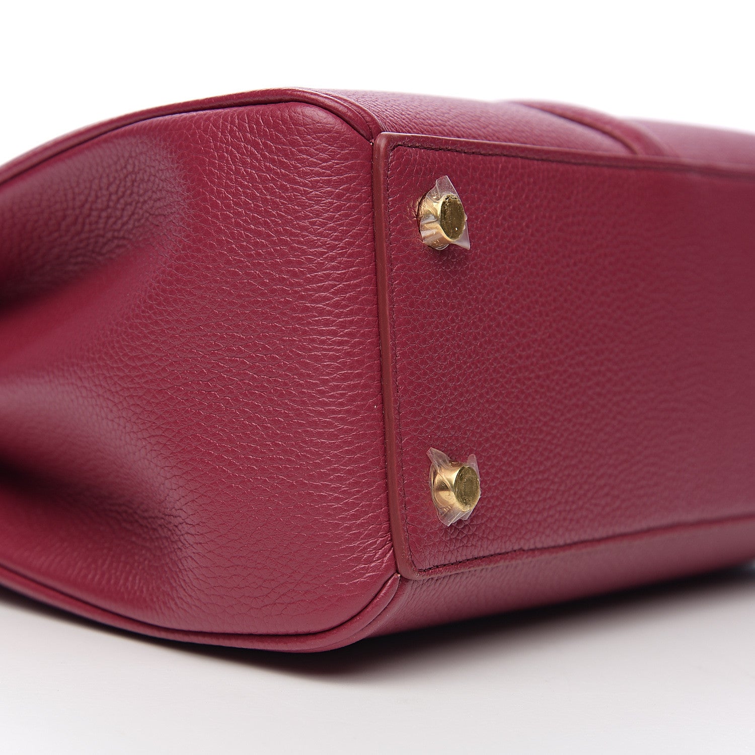 Celine Grained Calfskin Small 16 Top Handle Bag Rasberry 7 of 8