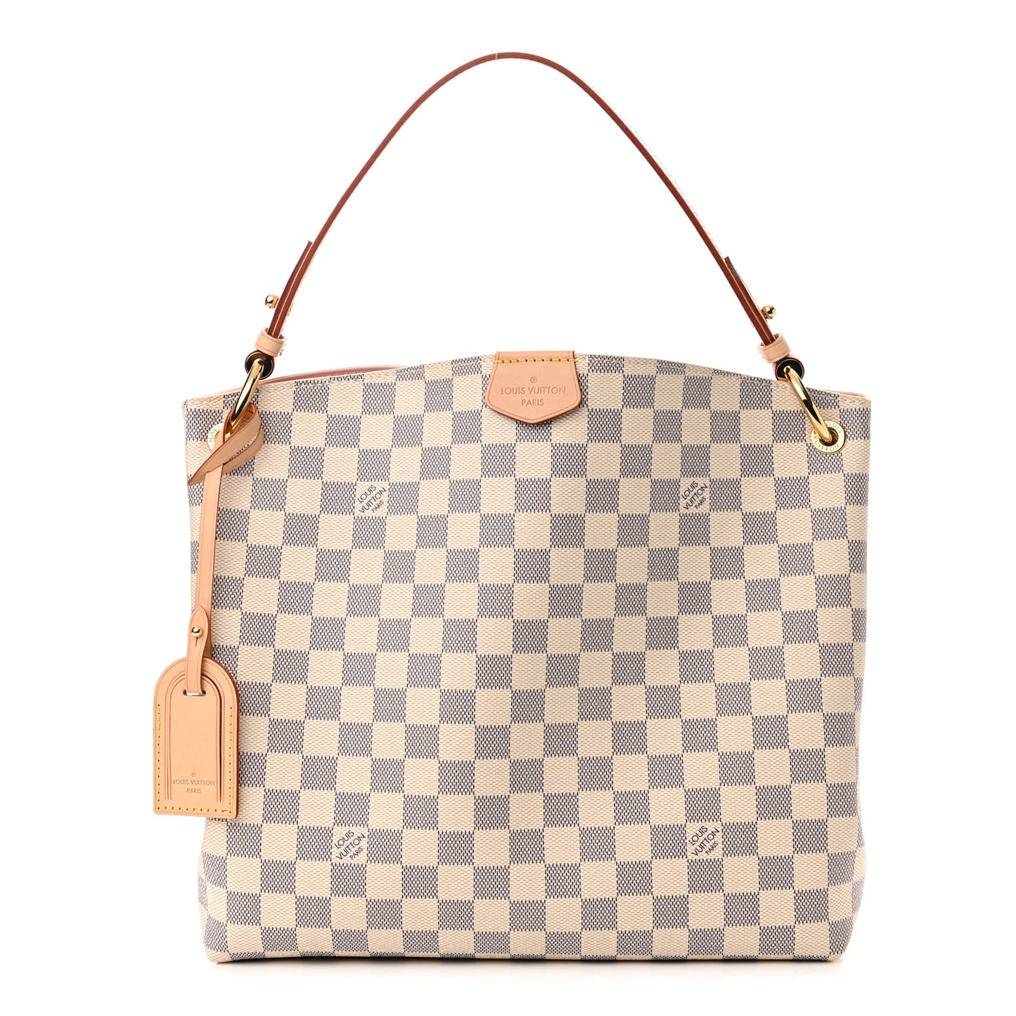 Damier Azur Graceful PM Rose Ballerine