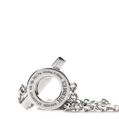 Hermes 18K White Gold Diamond Finesse Bracelet SH 4 of 5