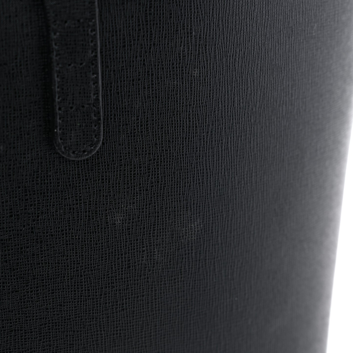 Saffiano Large Shopping Tote Black Flamma