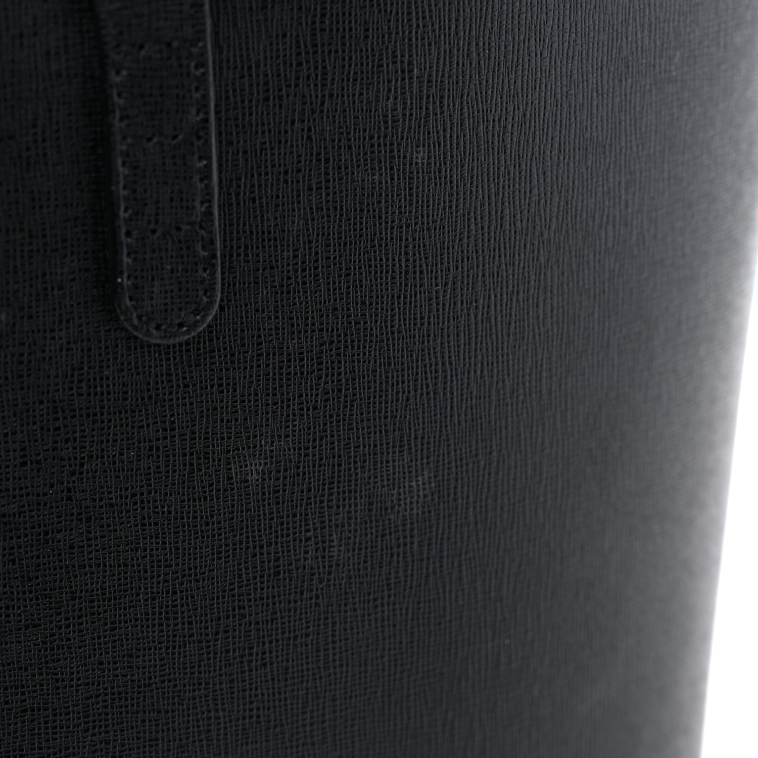 Mansur Gavriel Saffiano Large Shopping Tote Black Flamma 16 of 17