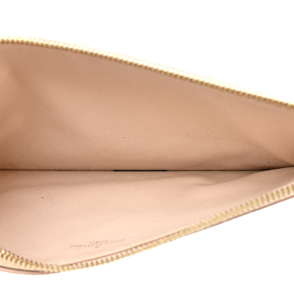 Louis Vuitton Empreinte Spring in the City Felicie Pochette Chain Wallet Pink Beige Yellow 7 of 15