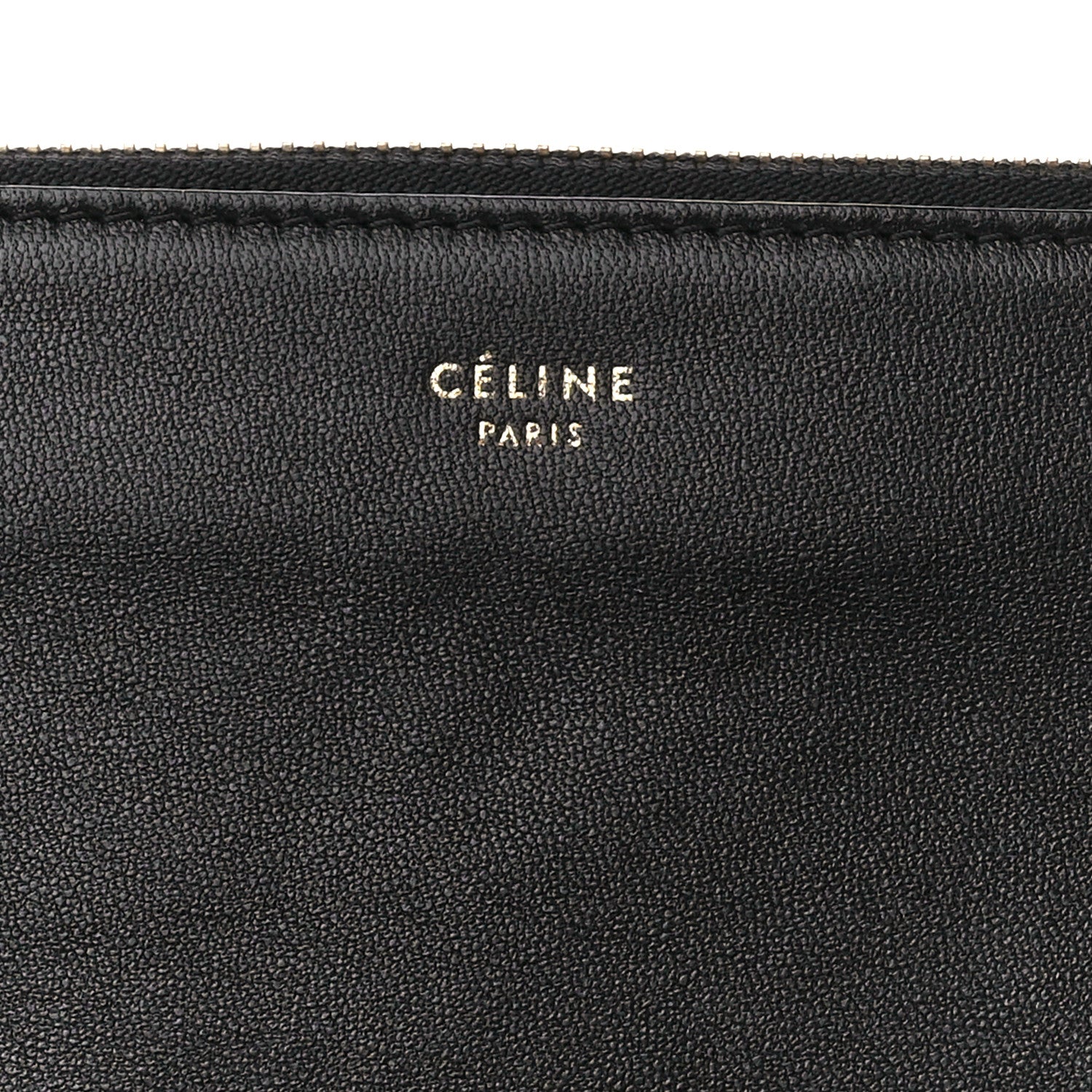 Celine Lambskin Large Trio Crossbody Bag Black 8 of 11