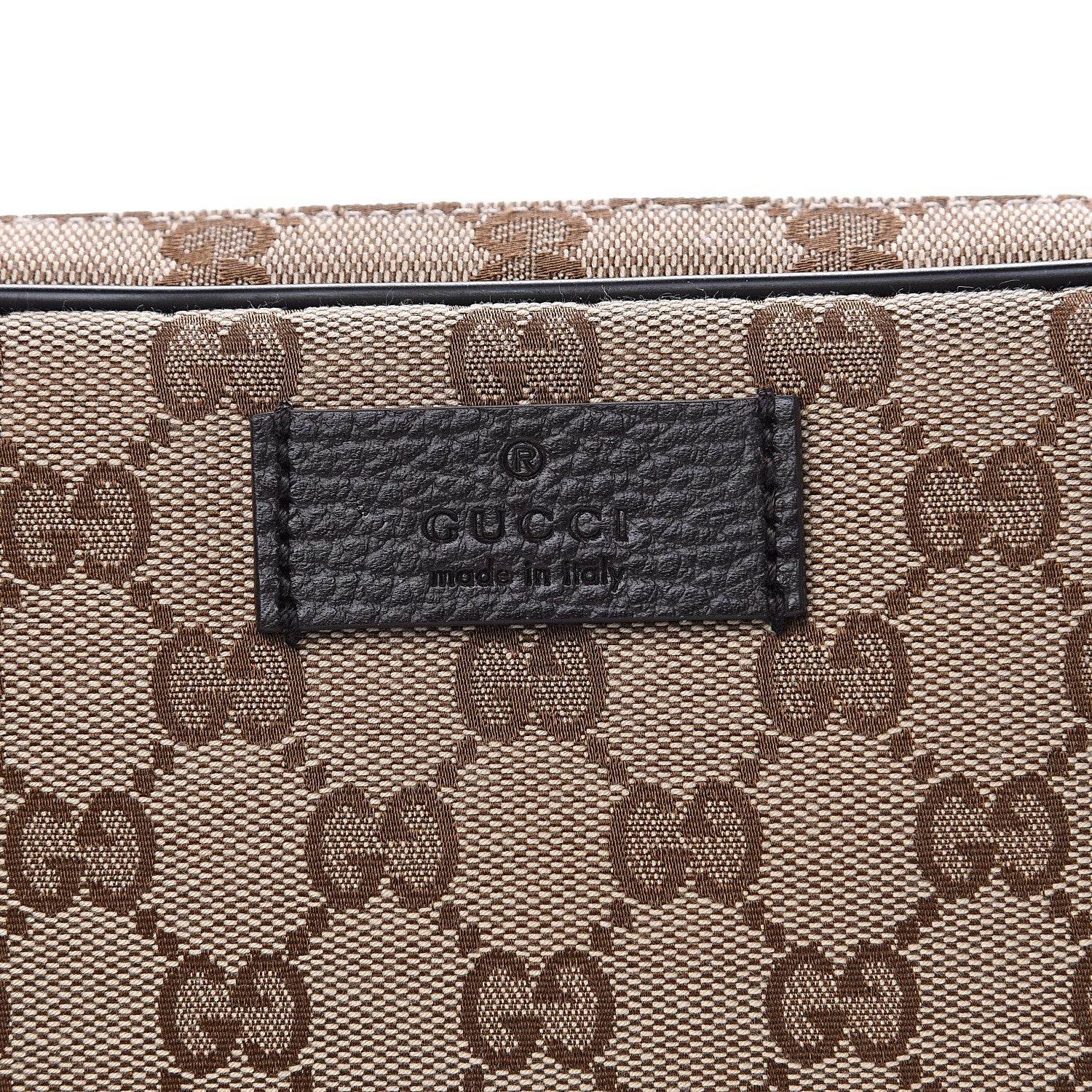 Gucci Monogram Belt Bag Dark Brown 5 of 9