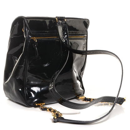 Chanel Patent Backpack Black 3 of 9