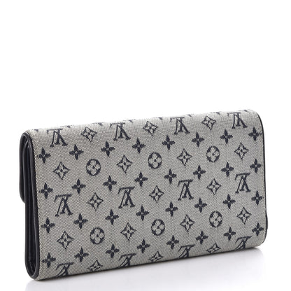 Louis Vuitton Mini Monogram Porte Tresor International Wallet Blue 3 of 11