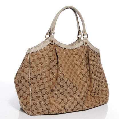 Gucci Monogram Large Sukey Tote Off White 3 of 9