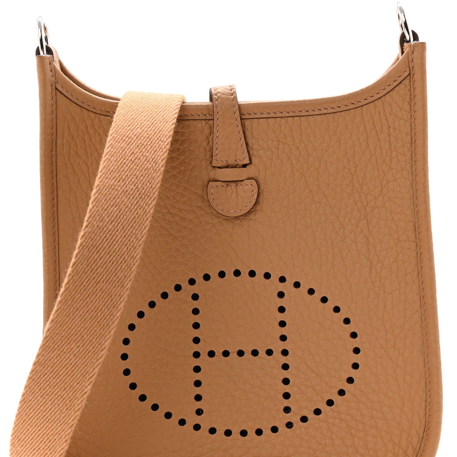 Hermes Taurillon Clemence Evelyne TPM Biscuit 14 of 21