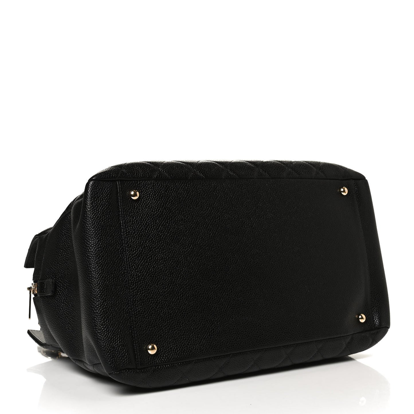 Caviar Quilted Grand Timeless Tote GTT Black