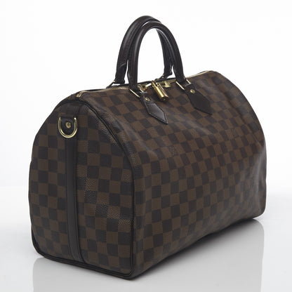Louis Vuitton Damier Ebene Speedy Bandouliere 35 3 of 9