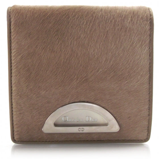 Christian Dior Pony Hair Wallet 1 of 10