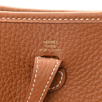 Hermes Taurillon Clemence Evelyne TPM Gold 6 of 11