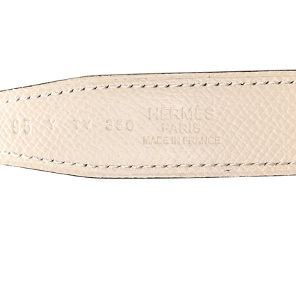 Hermes Swift Epsom 24mm H Belt Strap 95 38 Nata Black 3 of 5