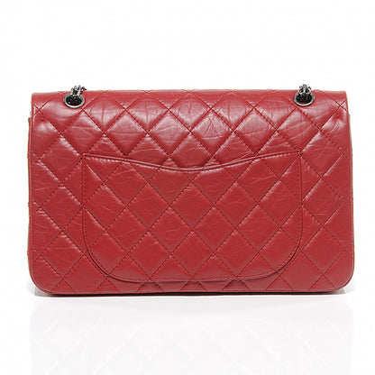 Chanel Aged Calfskin Quilted 2.55 Reissue 227 Flap Red 7 of 8