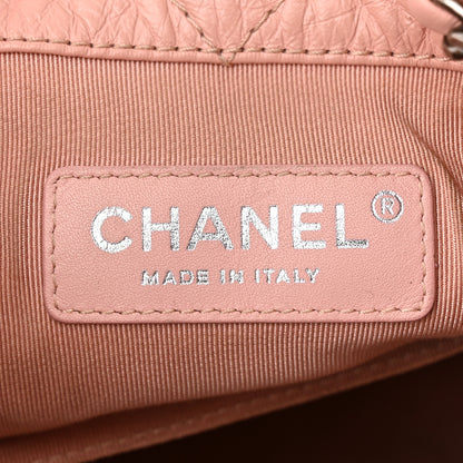 Chanel Aged Calfskin Quilted Gabrielle Backpack Light Pink 6 of 13