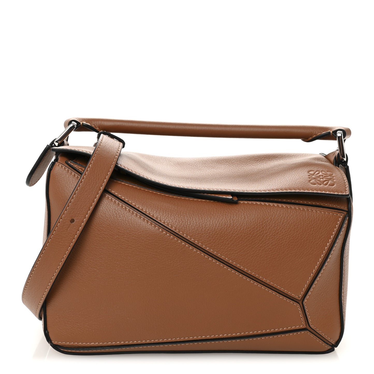 Calfskin Small Puzzle Bag Tan