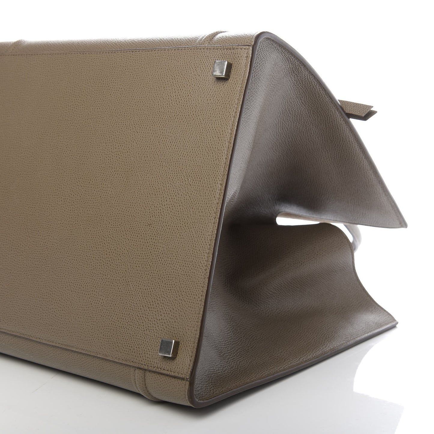 Grained Calfskin Medium Phantom Luggage Taupe