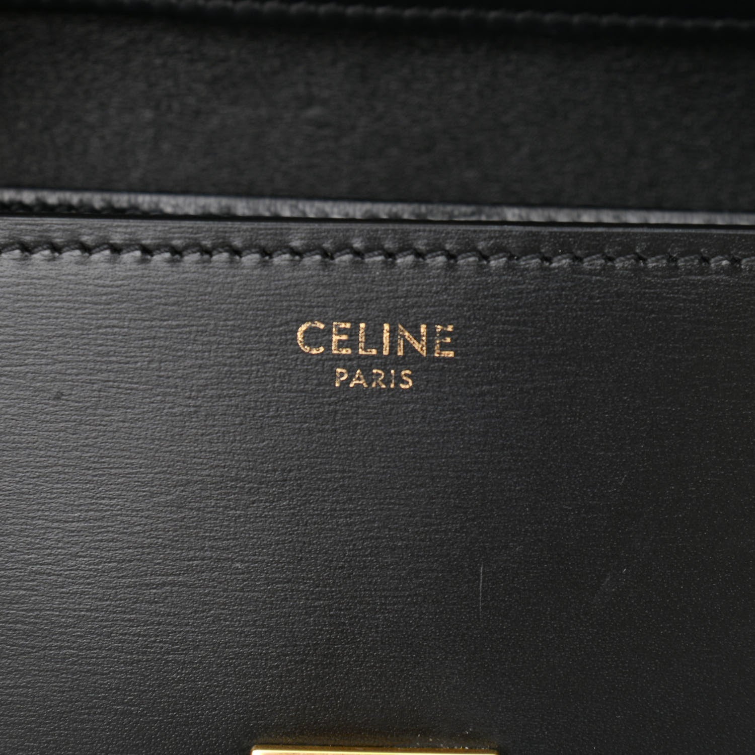 Celine Box Calfskin Teen Classic Box Flap Bag Black 6 of 9