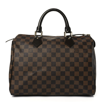 Louis Vuitton Damier Ebene Speedy 30 1 of 9