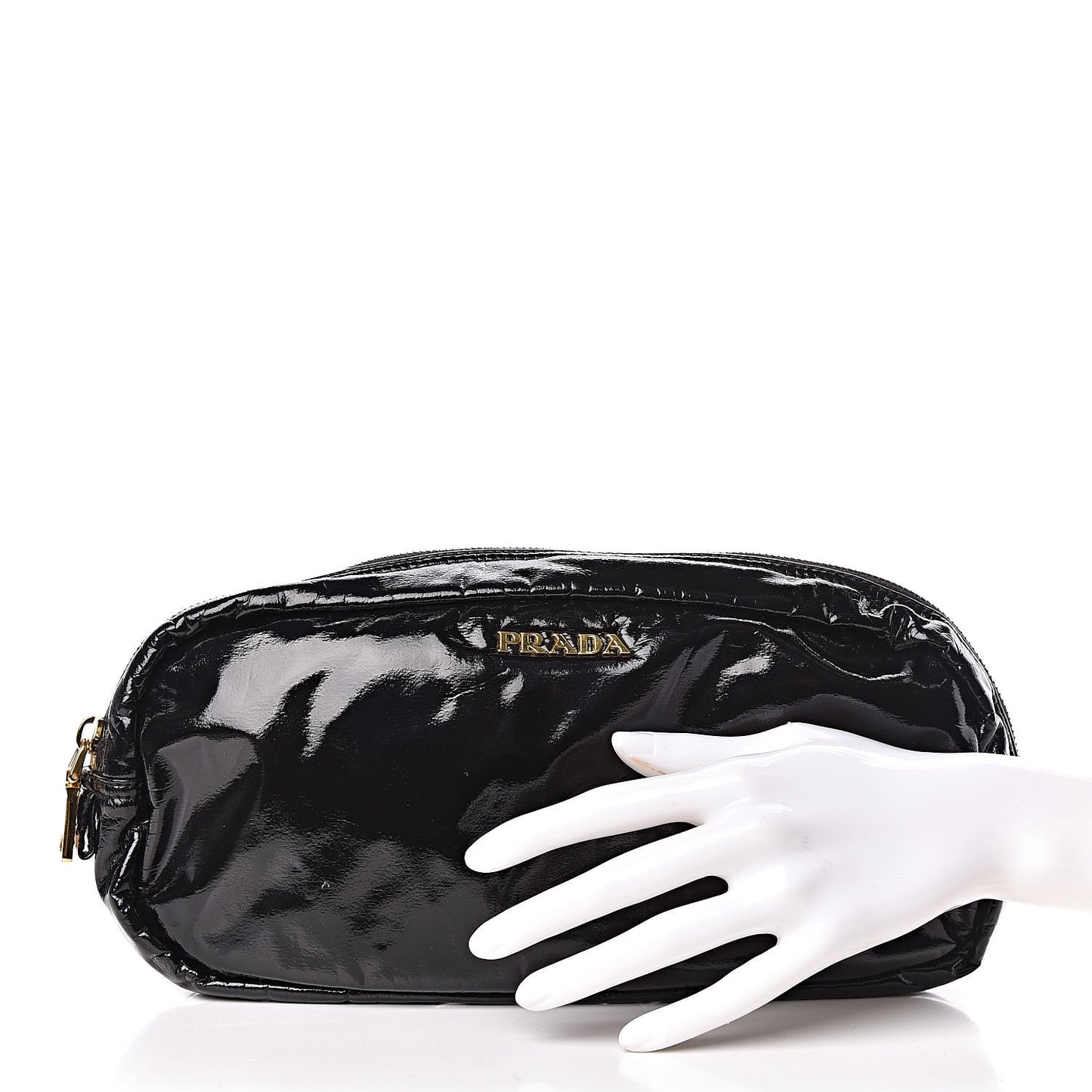 Vernice Cosmetic Pouch Black