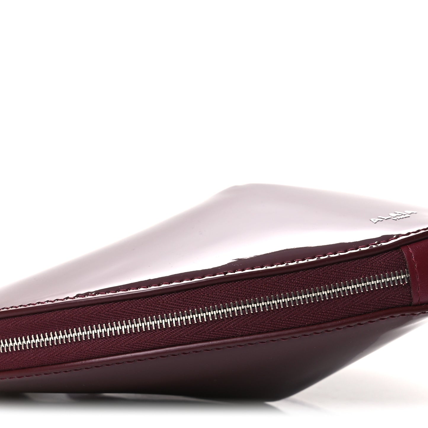 Patent Calfskin Le Coeur Bag Rouge Grenat