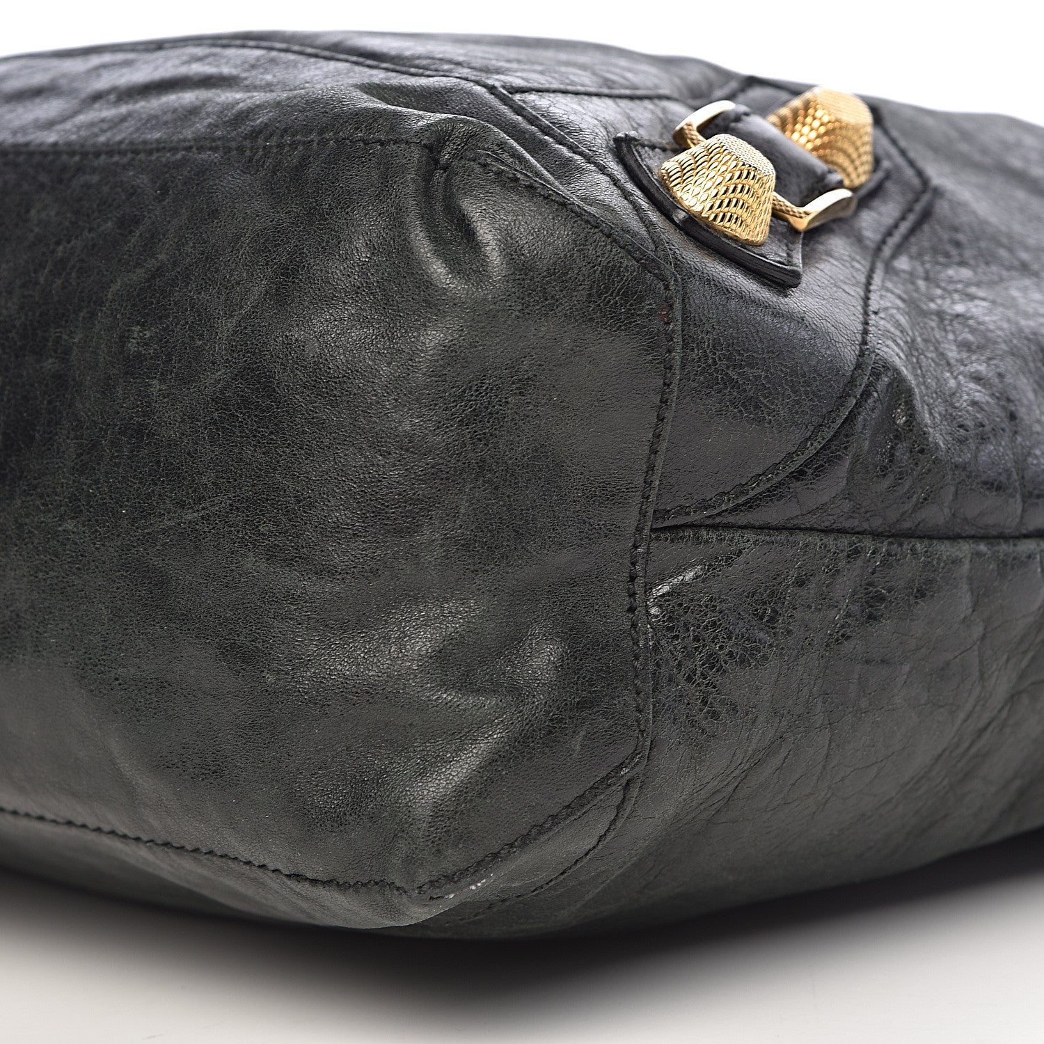 Balenciaga Chevre Giant 21 Gold Hardware Day Hobo Black 11 of 12