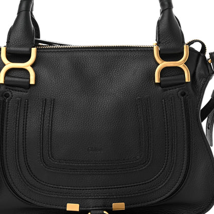Chloe Calfskin Small Marcie Satchel Black 7 of 11