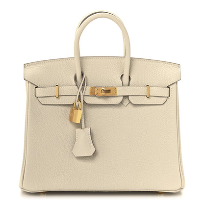 Hermes Togo Birkin 25 Craie 1 of 13