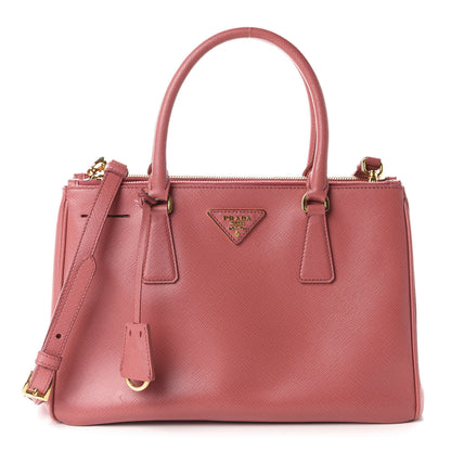 Prada Saffiano Small Galleria Double Zip Tote Tamaris 1 of 13