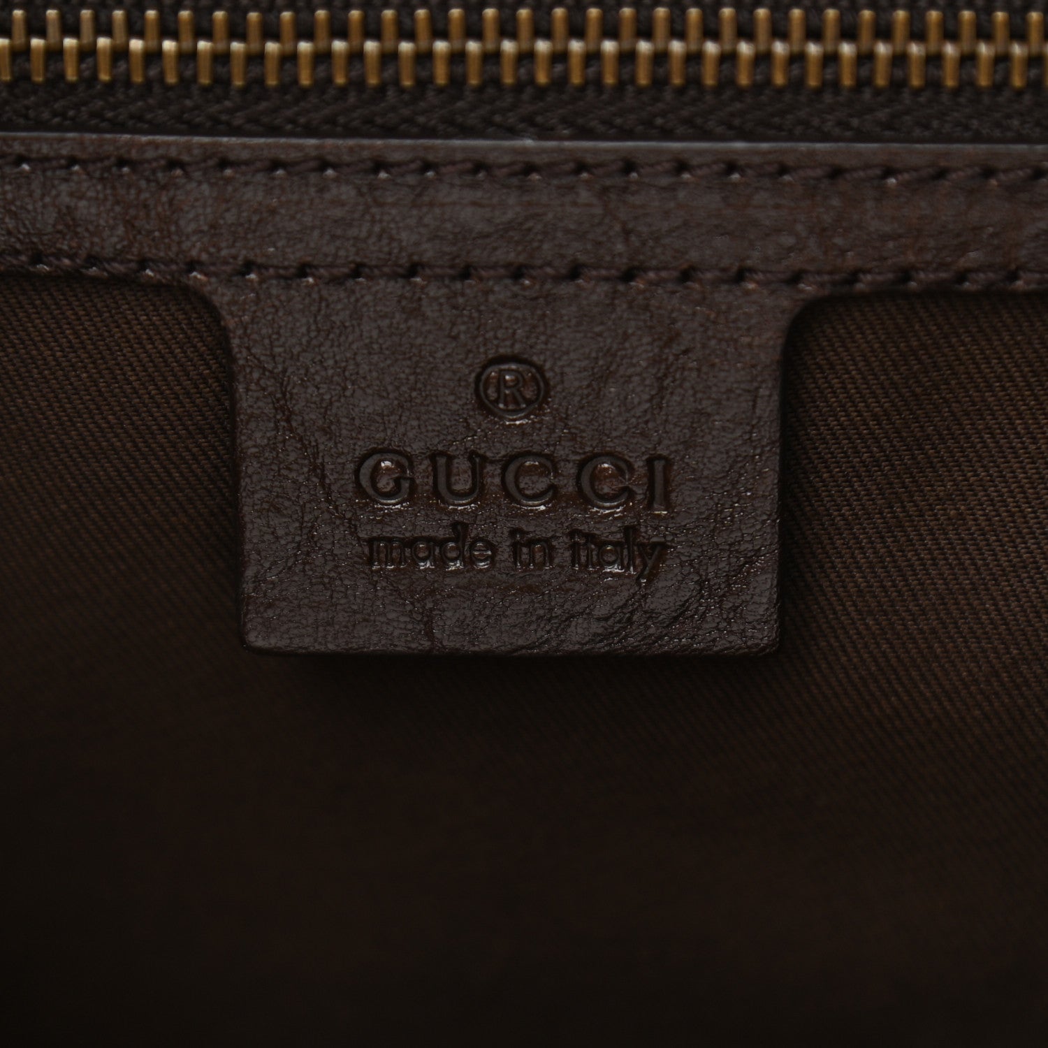 Gucci Monogram Medium Interlocking Hobo Dark Brown 6 of 10