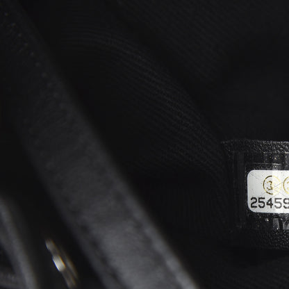 Chanel Lambskin Quilted Metallic Bubble Backpack Black 6 of 9