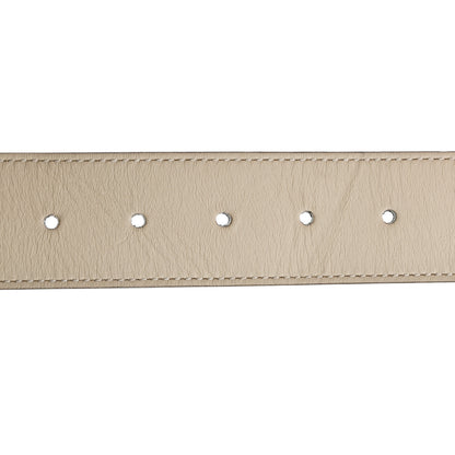 Gucci Calfskin Double G 40mm Belt 80 32 Mystic White 5 of 5