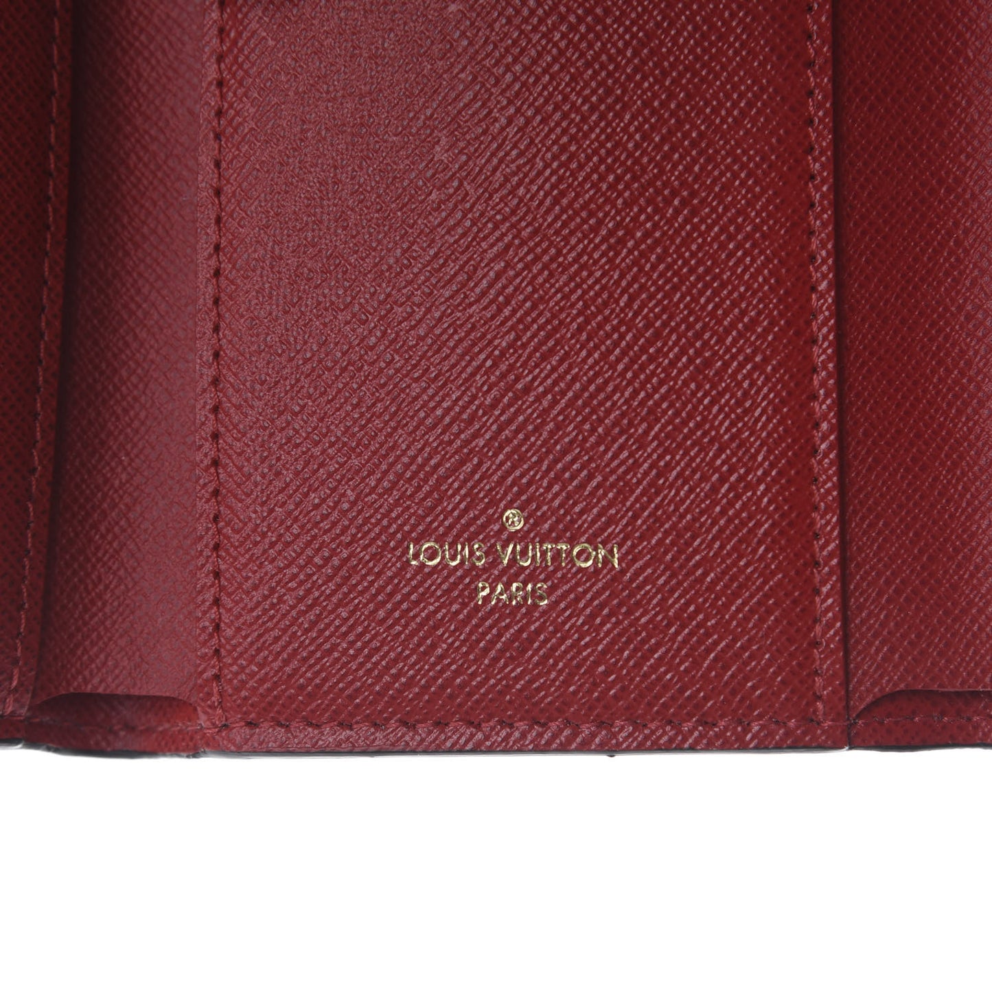 Damier Ebene Victorine Wallet Red